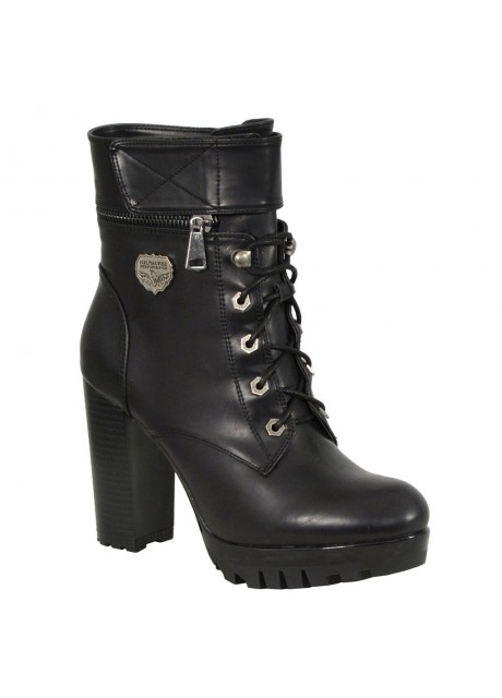 Lace-to-Toe Boot with Adjustable Height