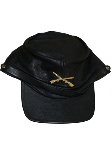Leather Civil War Cap