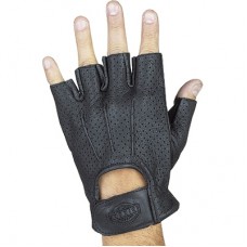 Perforated Fingerless Gloves