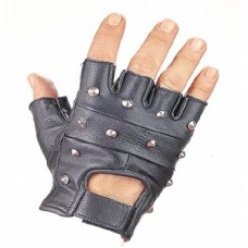 Fingerless Stud Gloves