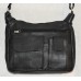 Leather Handbag with 8 Compartments & Shoulder Strap