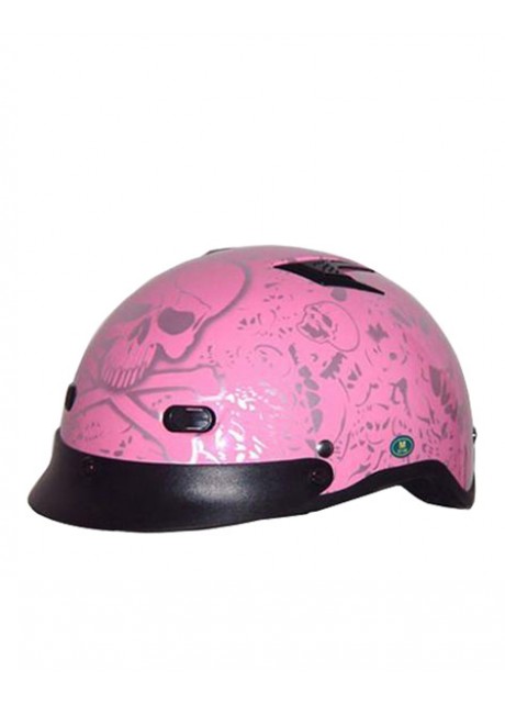 Boneyard Gloss Pink Half Helmet