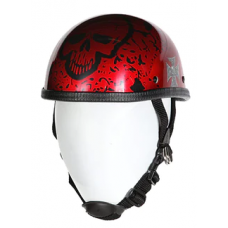 Eagle Red Half Helmet