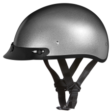 Silver Half-Shell Helmet