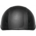 Outlaw T-72 Leather DOT Half Helmet with Flip-Down Sun Visor