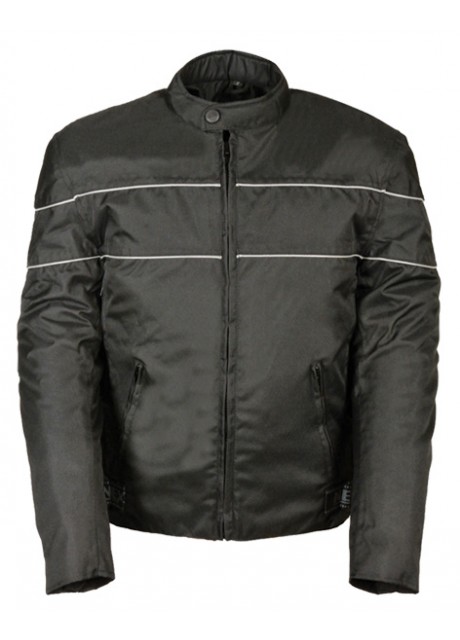 Textile Scooter Jacket with Reflective Piping