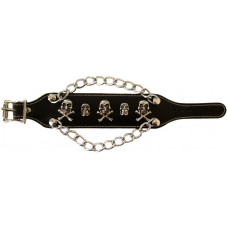 Skull Bracelet with Chains    