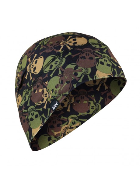 Skull/Camo Beanie Helmet Liner